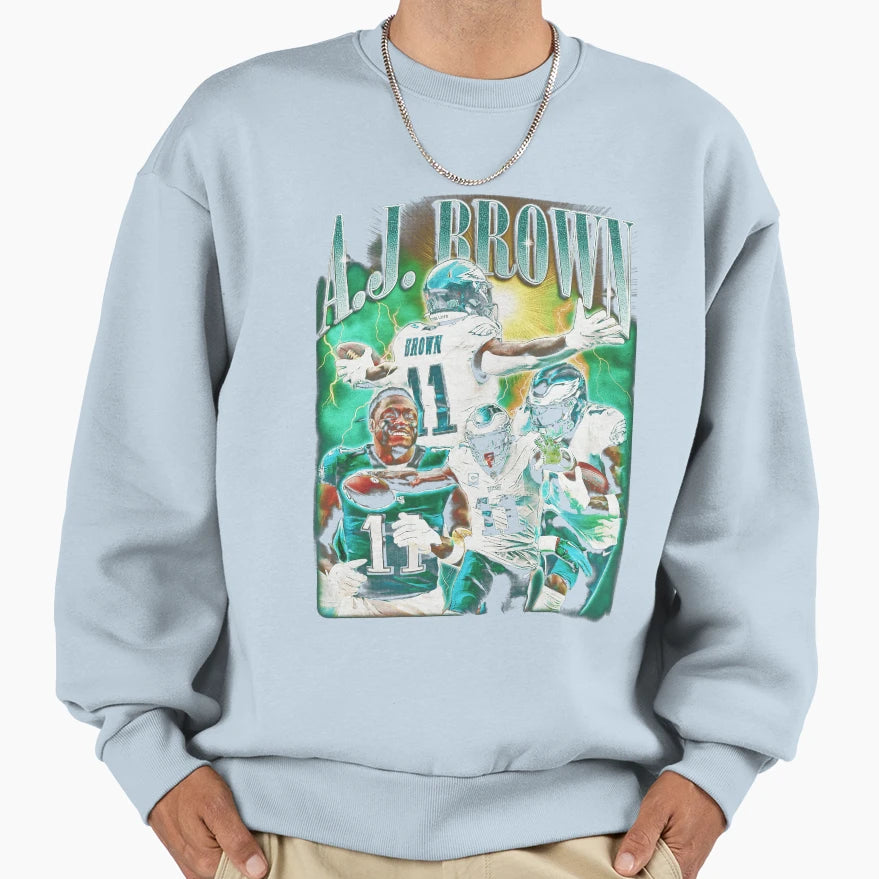 J Brown Fly Power Sweatshirt - Fun Novelty Design for Adults - T-Shirt, Sweatshirt, Hoodie