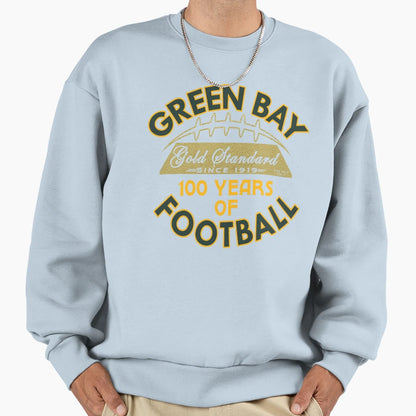 Green Bay Football Fan 1919 100 Sweatshirt - Aesthetic Graphic Men Women - T-Shirt, Sweatshirt, Hoodie