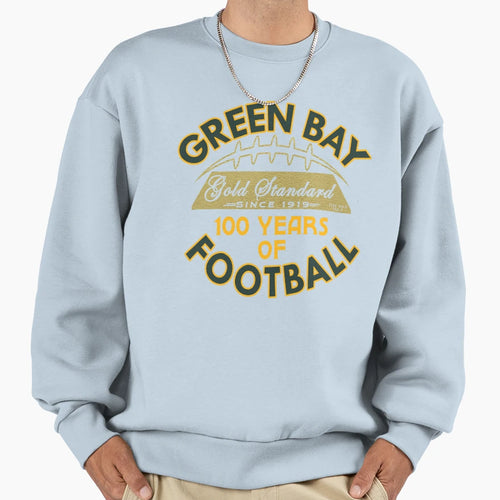 Green Bay Football Fan 1919 100 Sweatshirt - Aesthetic Graphic Men Women - T-Shirt, Sweatshirt, Hoodie