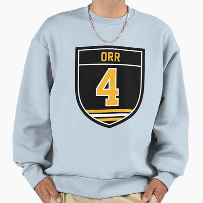 Orr 4 Emblem Sweatshirt - Streetwear Style Men Women - T-Shirt, Sweatshirt, Hoodie