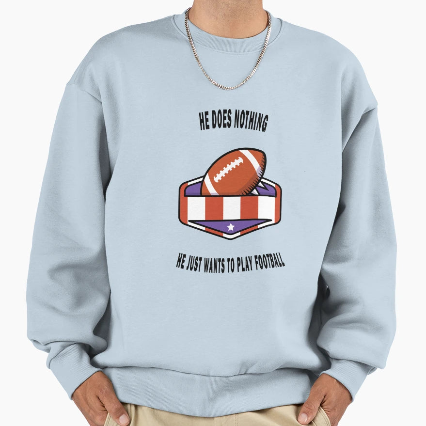 American Football Sweatshirt - Novelty Apparel Men Women - T-Shirt, Sweatshirt, Hoodie