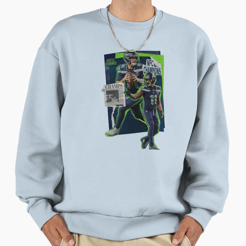 Seattle Seahawks Sweatshirt - Aesthetic Graphic for Adults - T-Shirt, Sweatshirt, Hoodie