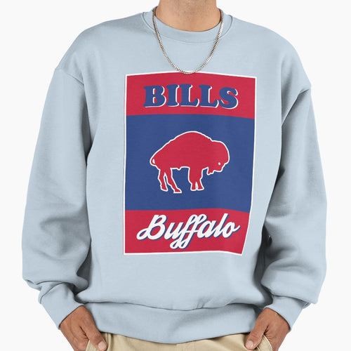 Buffalo Sweatshirt - Minimalist Print Unisex - T-Shirt, Sweatshirt, Hoodie
