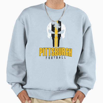 Pittsburgh Pro Football Grunge Sweatshirt - Fun Novelty Design Men Women - T-Shirt, Sweatshirt, Hoodie