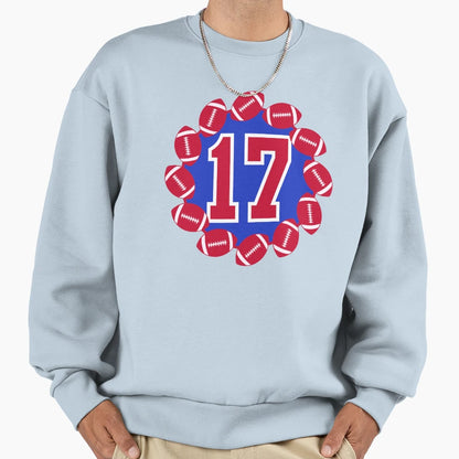 Lets Go Buffalo 17 Allen Stickerpack Sweatshirt - Custom Art Print Unisex - T-Shirt, Sweatshirt, Hoodie
