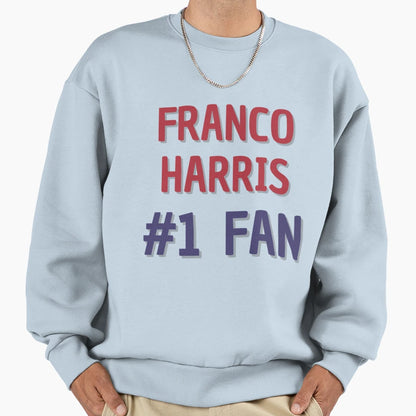 Franco Harris 1 Fan Sweatshirt - Casual Everyday Wear for Adults - T-Shirt, Sweatshirt, Hoodie