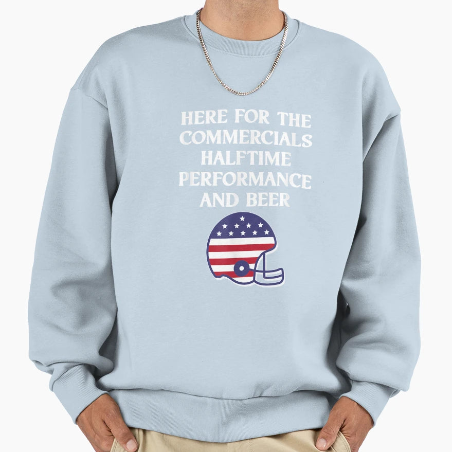 Football Sunday Funday Sports Funny Sweatshirt - Unique Graphic Unisex - T-Shirt, Sweatshirt, Hoodie