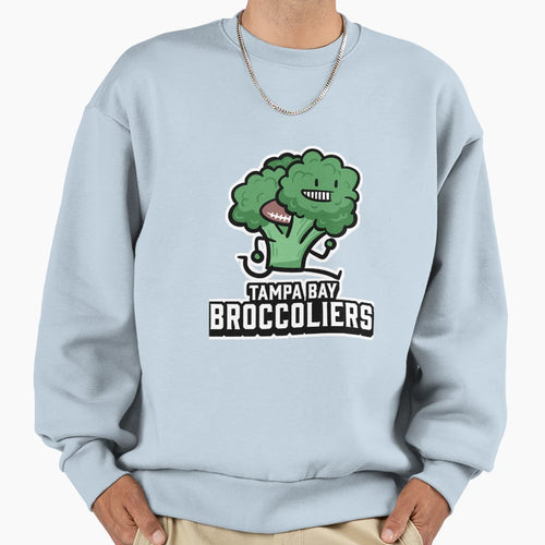 Tampa Bay Broccoliers Sweatshirt - Fun Novelty Design for Adults - T-Shirt, Sweatshirt, Hoodie
