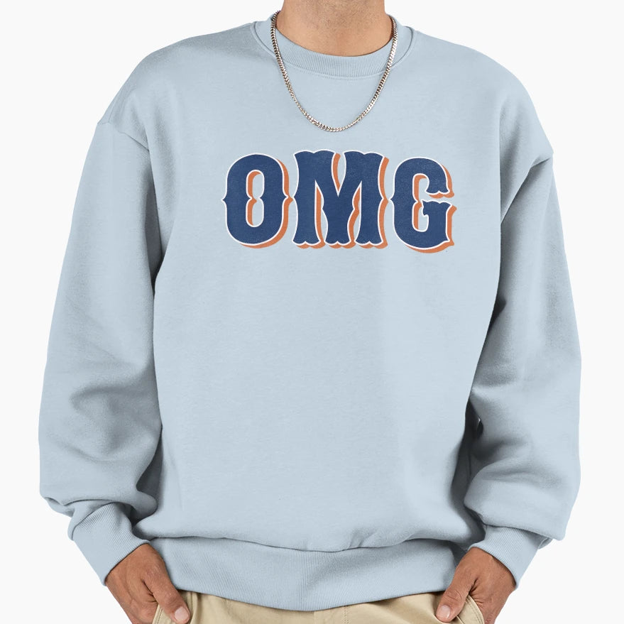 Funny Says Omg New York Sweatshirt - Casual Everyday Wear Men Women - T-Shirt, Sweatshirt, Hoodie