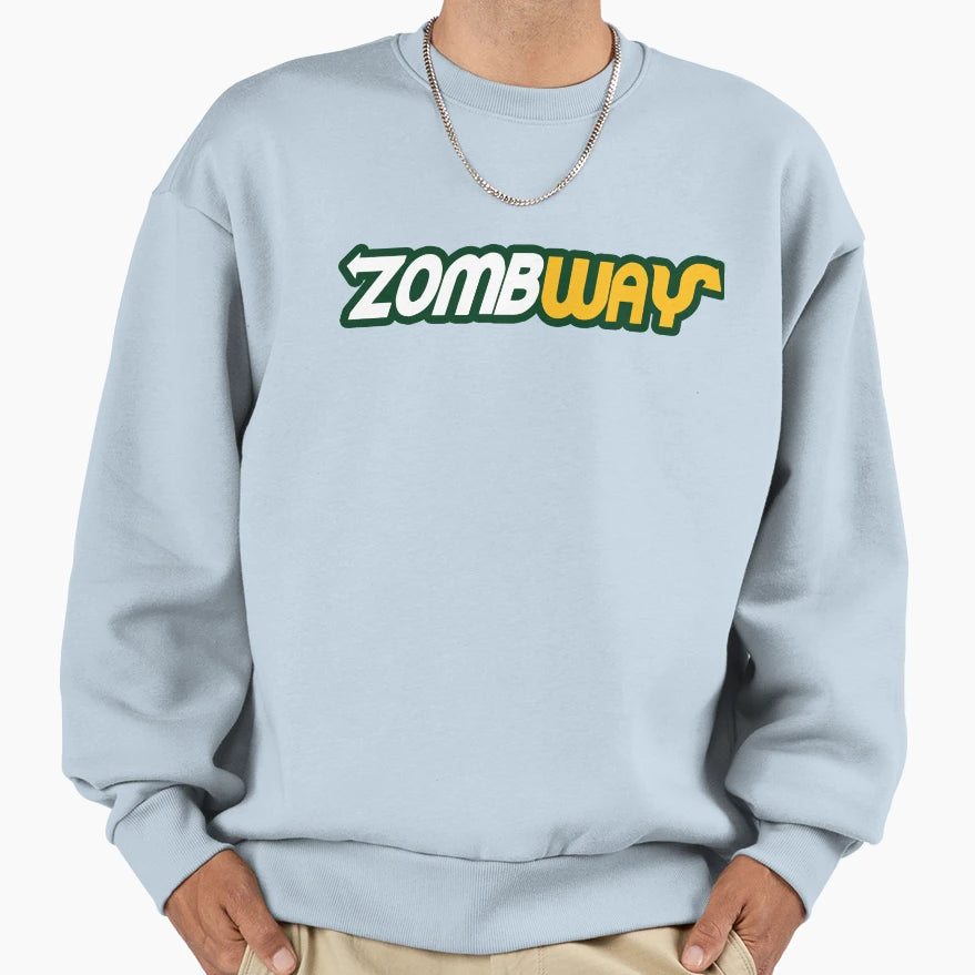 Zombway Sweatshirt - Aesthetic Graphic Unisex - T-Shirt, Sweatshirt, Hoodie