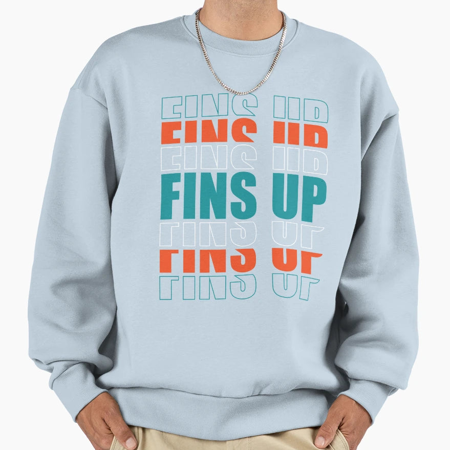 Fins Up Sweatshirt - Aesthetic Graphic Unisex - T-Shirt, Sweatshirt, Hoodie