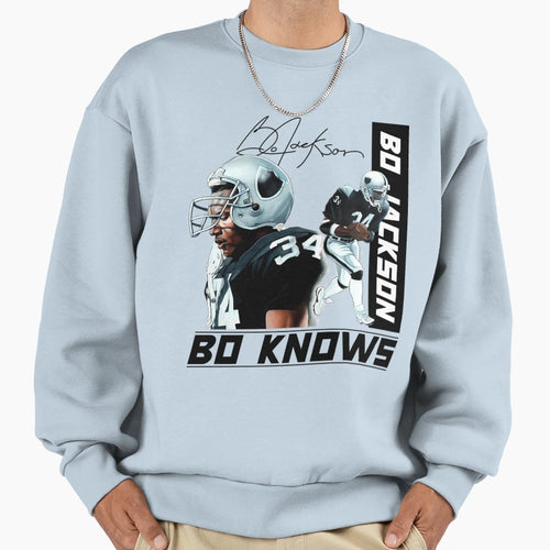 Bo Sport Jackson Baseball And Football Sweatshirt - Novelty Apparel Unisex - T-Shirt, Sweatshirt, Hoodie
