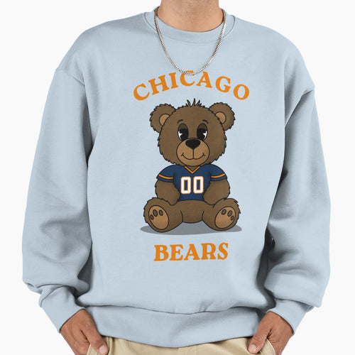 Chicago Bears Teddy Sweatshirt - Casual Everyday Wear for Adults - T-Shirt, Sweatshirt, Hoodie