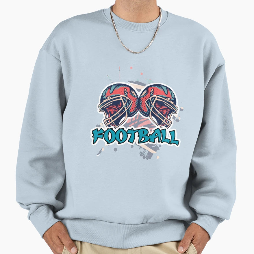 Amercian Football Quarterback Designer Sweatshirt - Graphic Print Men Women - T-Shirt, Sweatshirt, Hoodie