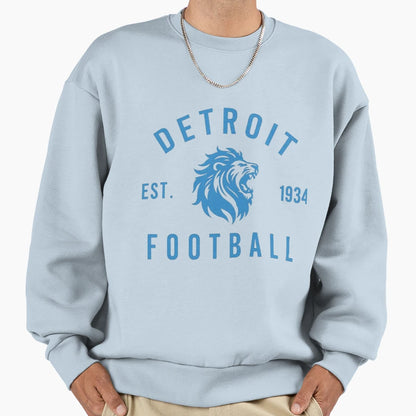 Football Detroit Lions Sweatshirt - Novelty Apparel for Adults - T-Shirt, Sweatshirt, Hoodie