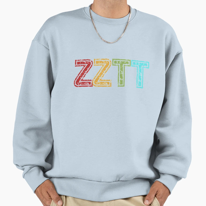 Zztt Simple Sweatshirt - Minimalist Print Men Women - T-Shirt, Sweatshirt, Hoodie