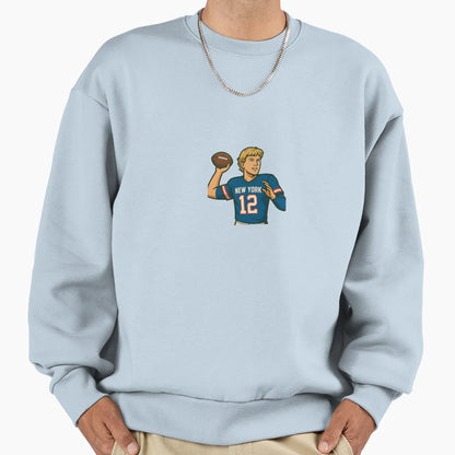 New York Quarterback Sweatshirt - Custom Art Print Men Women - T-Shirt, Sweatshirt, Hoodie