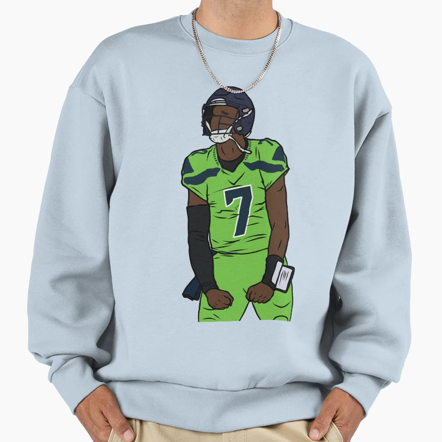 Geno Smith Celebration Sweatshirt - Aesthetic Graphic for Adults - T-Shirt, Sweatshirt, Hoodie