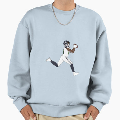 Seattle Seahawks D K Metcalf Sweatshirt - Streetwear Style Men Women - T-Shirt, Sweatshirt, Hoodie