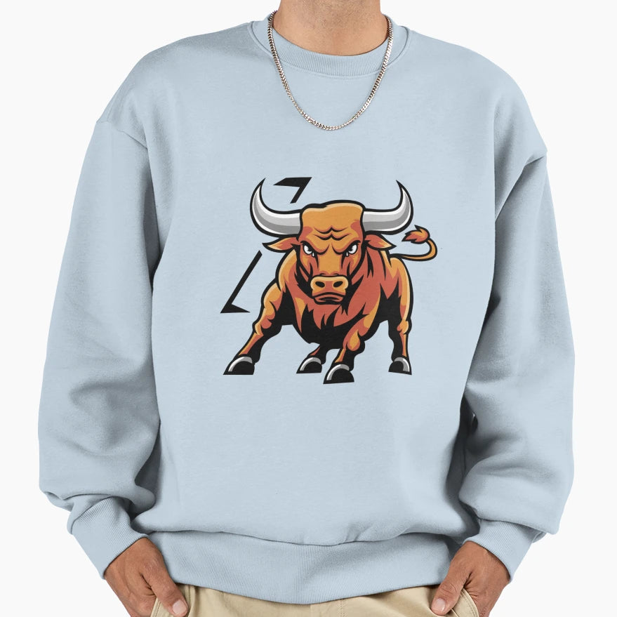 Copper Bull Imposing Bull National Sweatshirt - Novelty Apparel Unisex - T-Shirt, Sweatshirt, Hoodie