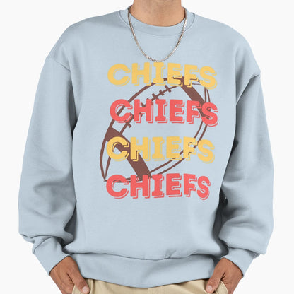 Art Kansas City Chiefs Sweatshirt - Casual Everyday Wear for Adults - T-Shirt, Sweatshirt, Hoodie