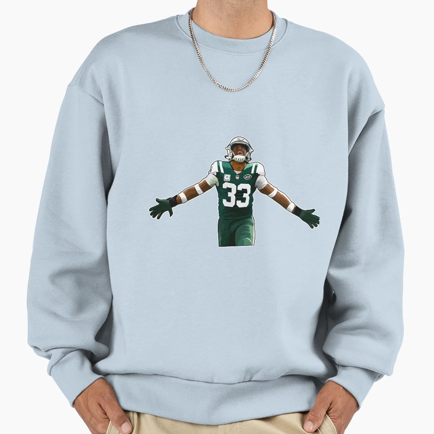 Jamal Adams React Sweatshirt - Graphic Print Men Women - T-Shirt, Sweatshirt, Hoodie
