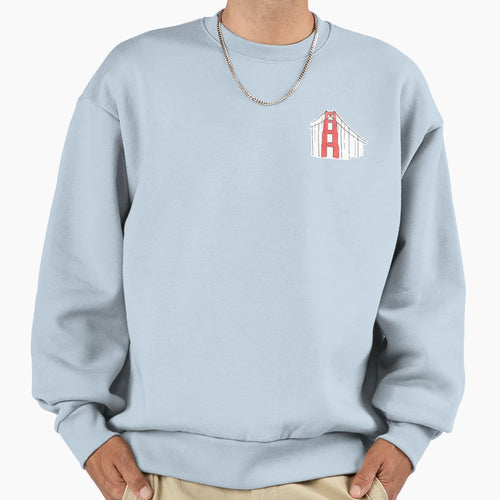 Golden Gate Bridge Sweatshirt - Fun Novelty Design Men Women - T-Shirt, Sweatshirt, Hoodie