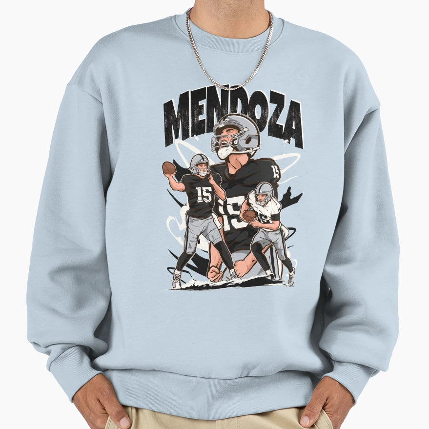 Fernando Mendoza Las Vegas Cartoon Sweatshirt - Aesthetic Graphic Unisex - T-Shirt, Sweatshirt, Hoodie
