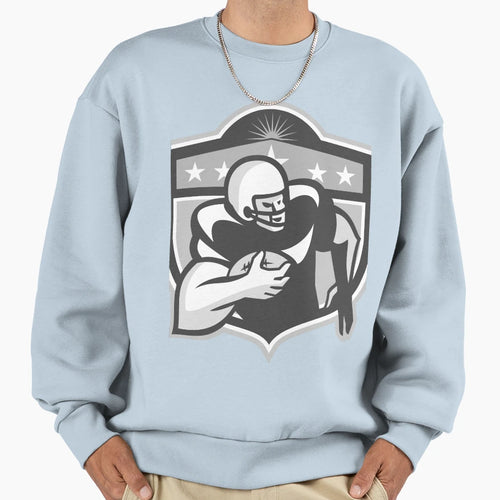 American Gridiron Wide Receiver Sweatshirt - Custom Art Print Men Women - T-Shirt, Sweatshirt, Hoodie