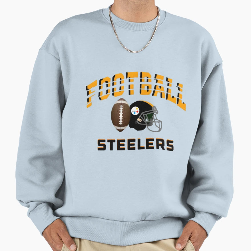 Art Pittsburgh Steelers Sweatshirt - Fun Novelty Design for Adults - T-Shirt, Sweatshirt, Hoodie