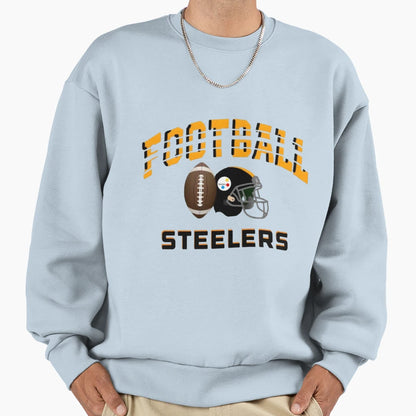 Art Pittsburgh Steelers Sweatshirt - Fun Novelty Design for Adults - T-Shirt, Sweatshirt, Hoodie
