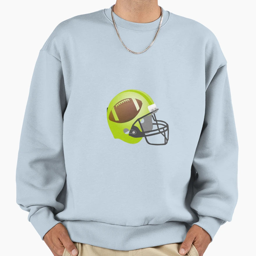 Football Sweatshirt - Trendy Graphic Men Women - T-Shirt, Sweatshirt, Hoodie