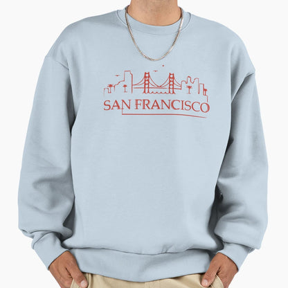 San Francisco City Sweatshirt - Streetwear Style for Adults - T-Shirt, Sweatshirt, Hoodie