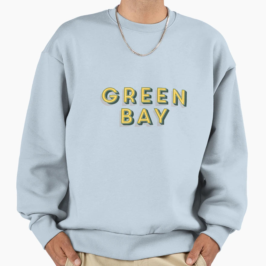 Green Bay Sweatshirt - Graphic Print for Adults - T-Shirt, Sweatshirt, Hoodie