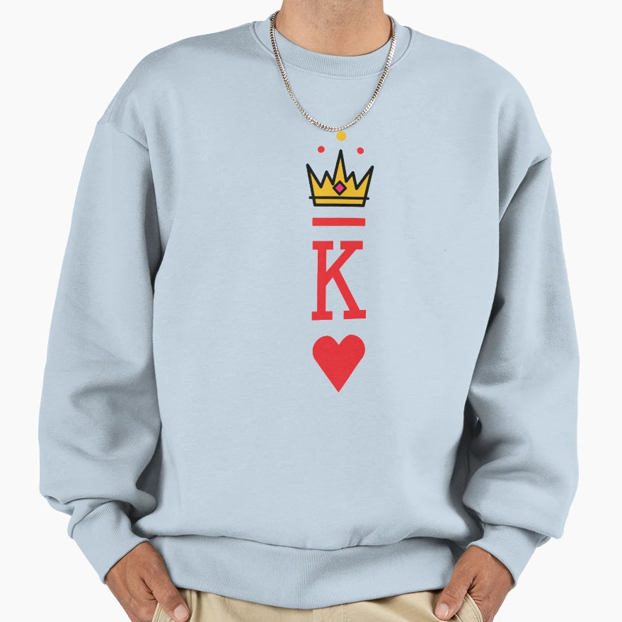 King Hearts Sweatshirt - Unique Graphic Unisex - T-Shirt, Sweatshirt, Hoodie