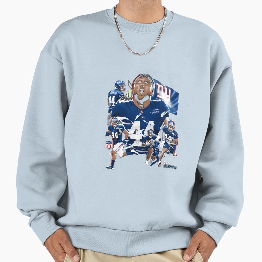 Cam Skattebo New York G Flag Sweatshirt - Novelty Apparel Men Women - T-Shirt, Sweatshirt, Hoodie