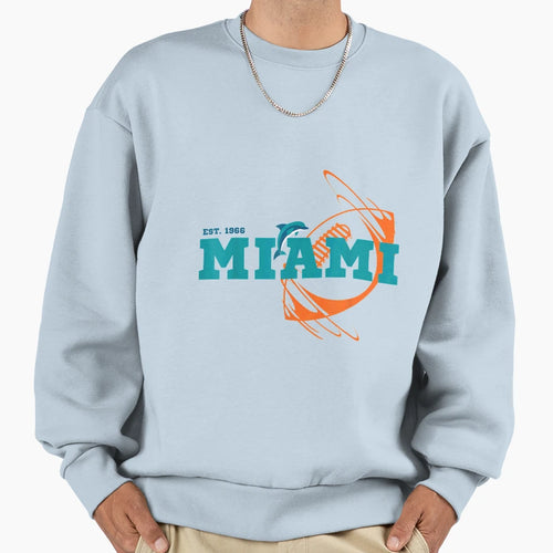 Miami Est 1966 Sports Team Novelty Sweatshirt - Trendy Graphic Men Women - T-Shirt, Sweatshirt, Hoodie