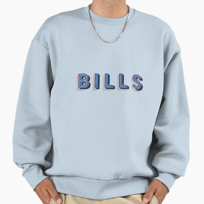 Bills Sweatshirt - Streetwear Style Men Women - T-Shirt, Sweatshirt, Hoodie