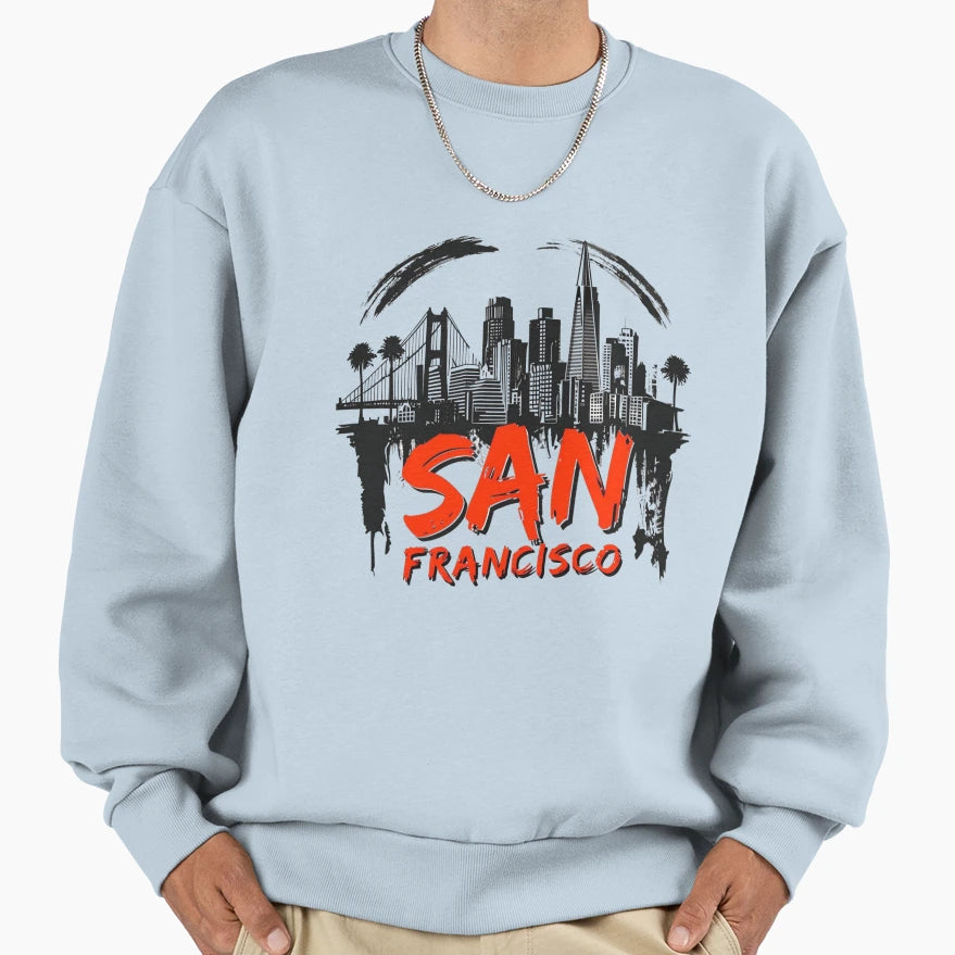 San Francisco Sweatshirt - Novelty Apparel Men Women - T-Shirt, Sweatshirt, Hoodie