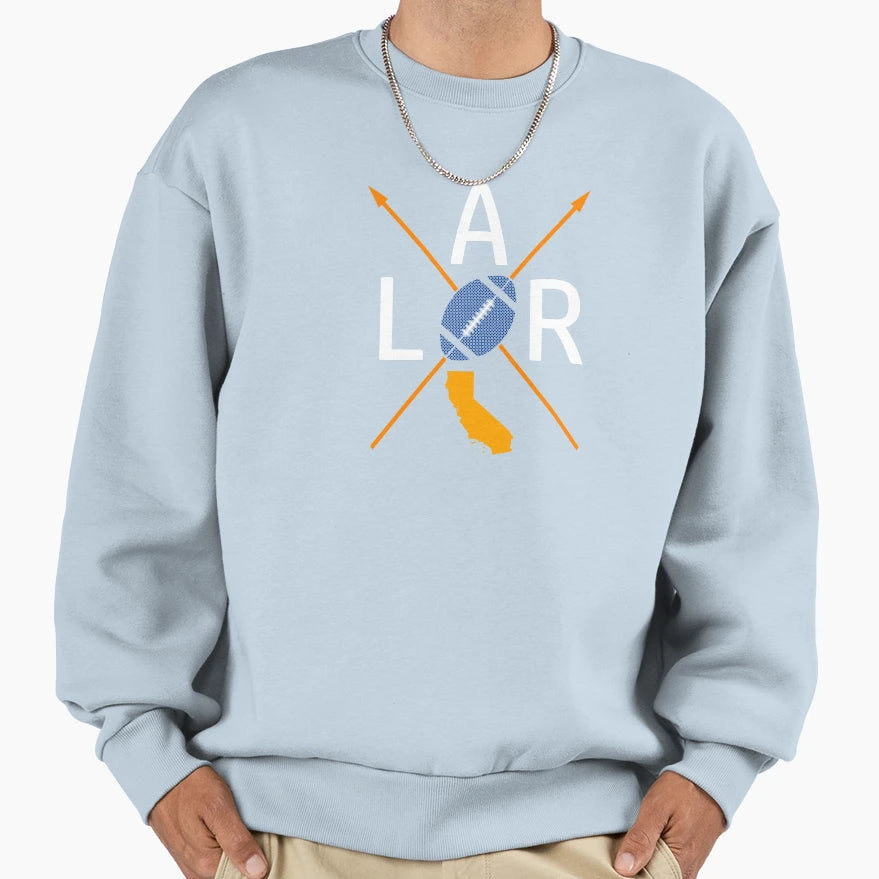 Los Angeles Football Fan State Sweatshirt - Graphic Print for Adults - T-Shirt, Sweatshirt, Hoodie