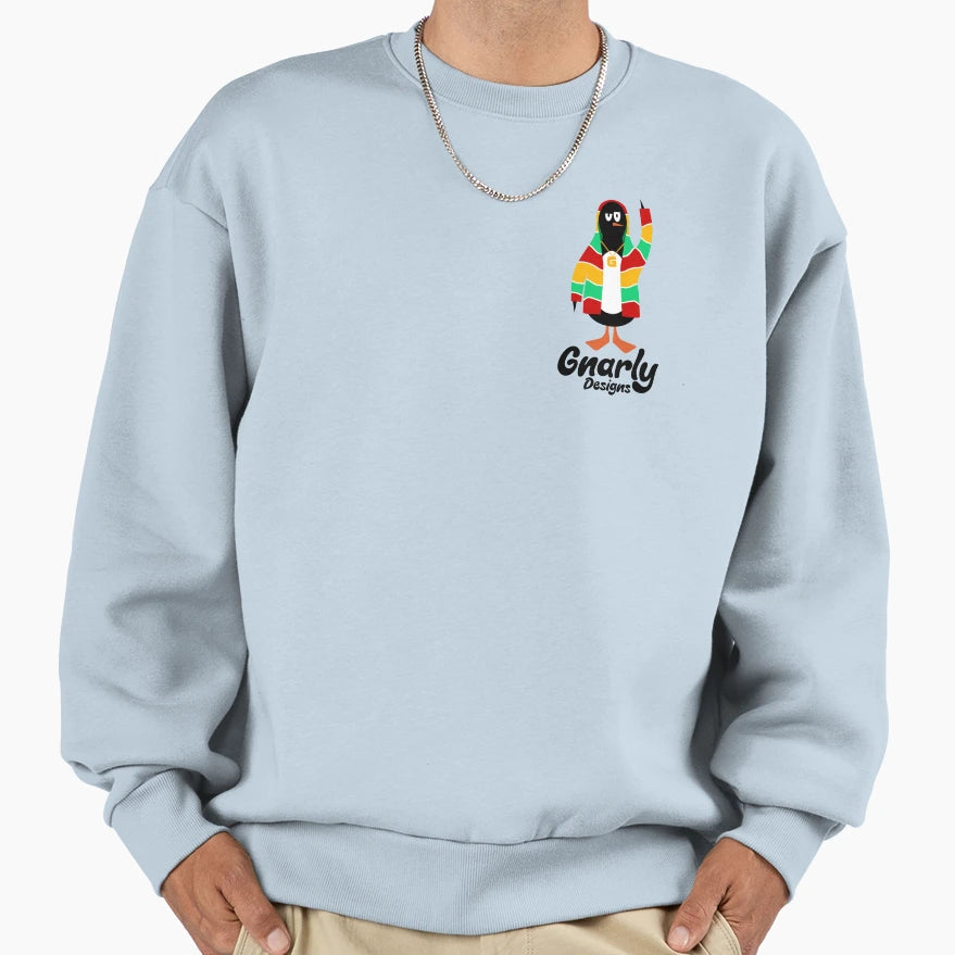 Gnarly Designs Full Logo Sweatshirt - Aesthetic Graphic for Adults - T-Shirt, Sweatshirt, Hoodie