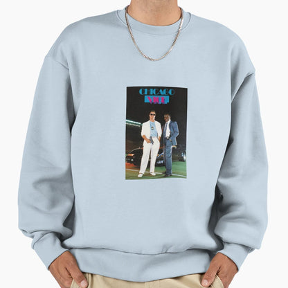 Chicago Vice Sweatshirt - Minimalist Print Men Women - T-Shirt, Sweatshirt, Hoodie