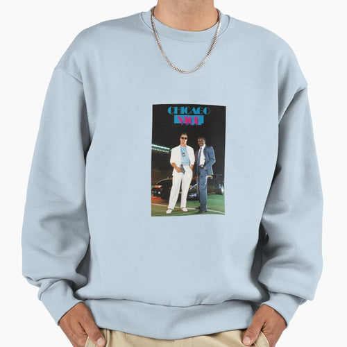 Chicago Vice Sweatshirt - Minimalist Print Men Women - T-Shirt, Sweatshirt, Hoodie