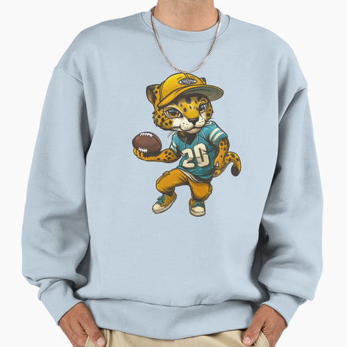 Jaguars Football Player Sweatshirt - Aesthetic Graphic for Adults - T-Shirt, Sweatshirt, Hoodie