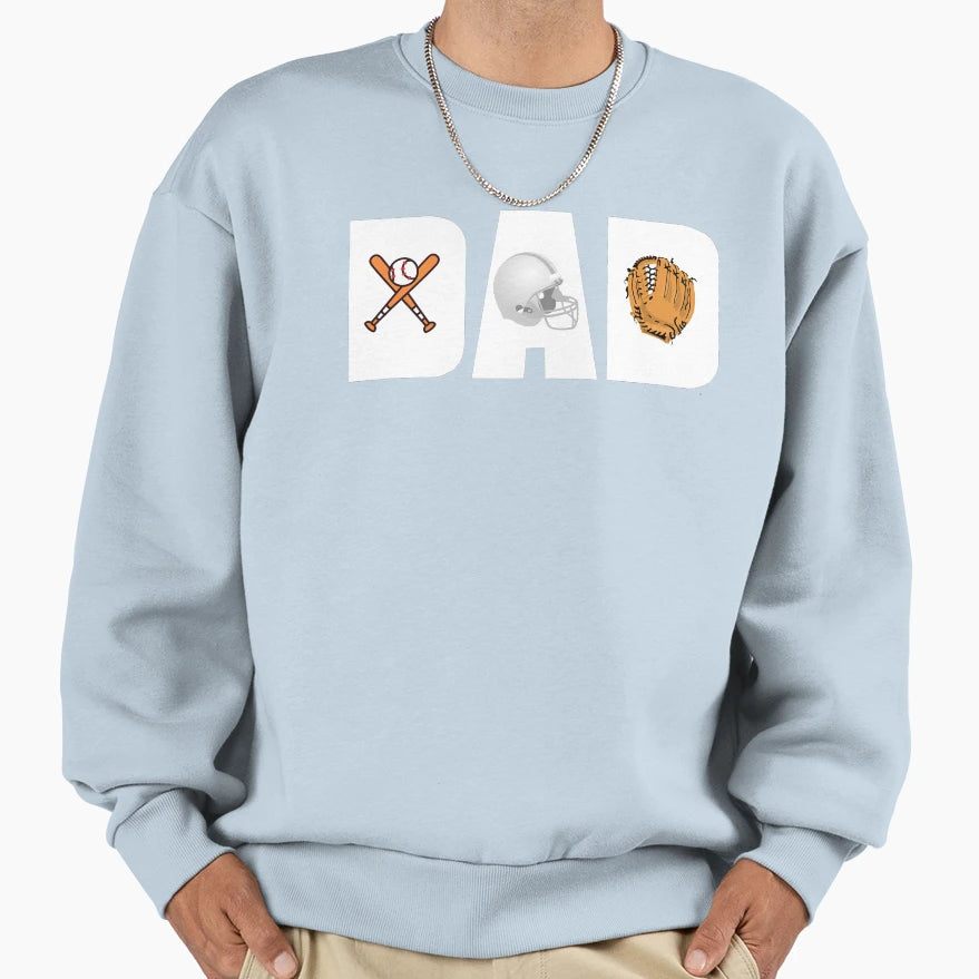 Dad Baseball Funny Dads Worlds Best T-Shirt - Unique Graphic Men Women - T-Shirt, Sweatshirt, Hoodie