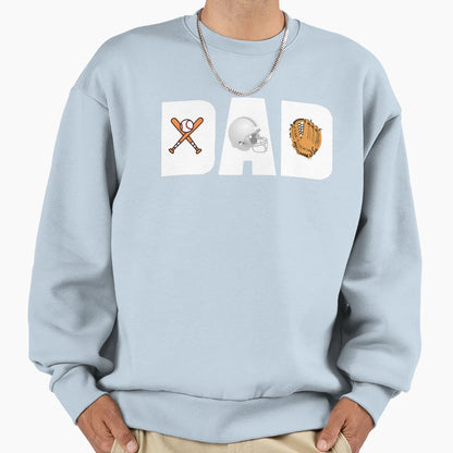 Dad Baseball Funny Dads Worlds Best T-Shirt - Unique Graphic Men Women - T-Shirt, Sweatshirt, Hoodie