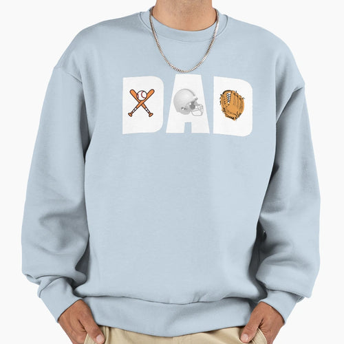 Dad Baseball Funny Dads Worlds Best T-Shirt - Unique Graphic Men Women - T-Shirt, Sweatshirt, Hoodie