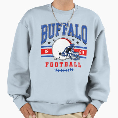 Buffalo Bills 1960 Football Sweatshirt - Graphic Print Men Women - T-Shirt, Sweatshirt, Hoodie
