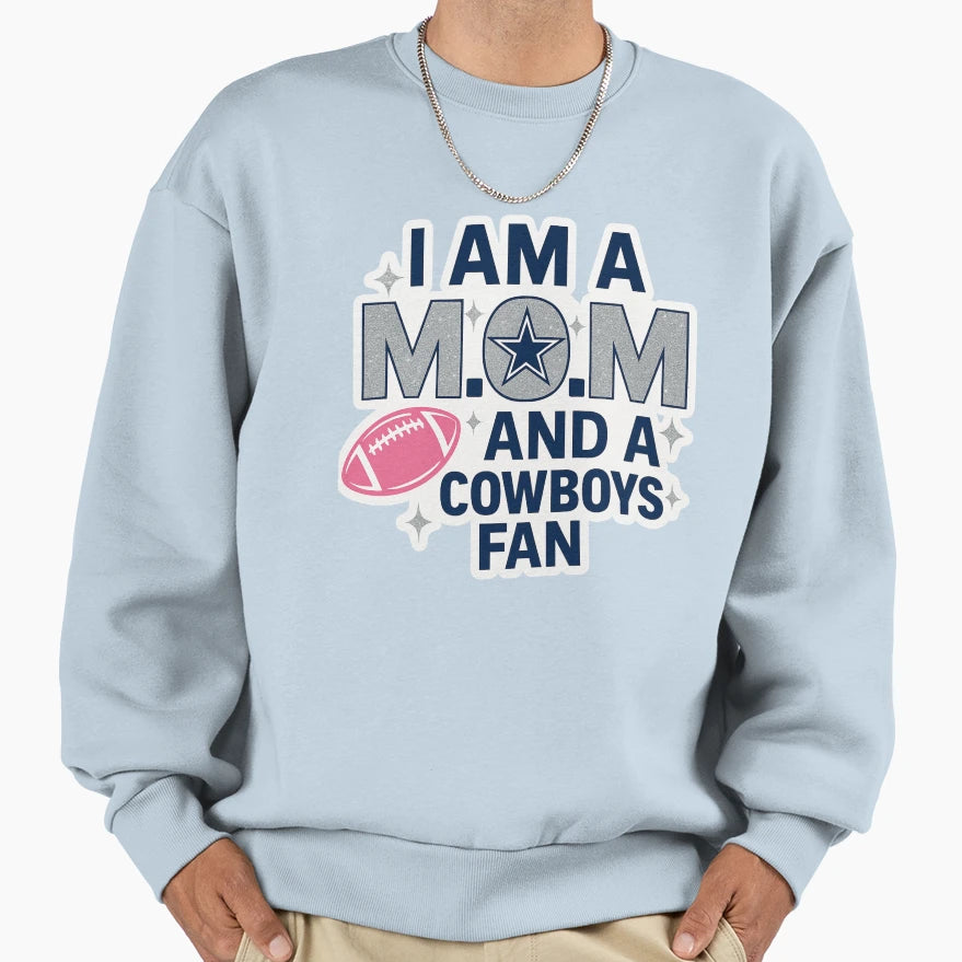 M O M Mode Activated Dallas Cowboys Sweatshirt - Unique Graphic Men Women - T-Shirt, Sweatshirt, Hoodie