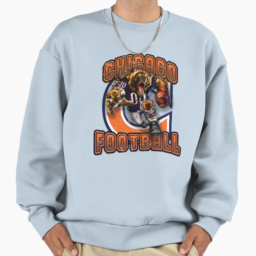 Chicago Football Detroit Lions Football Sweatshirt - Trendy Graphic Unisex - T-Shirt, Sweatshirt, Hoodie